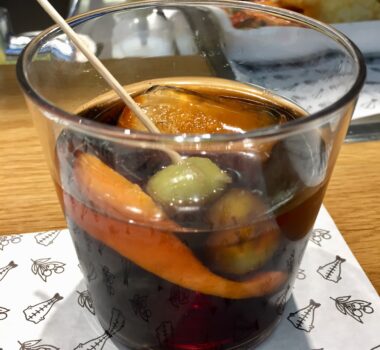 Enjoying a vermouth in Barcelona is a must!