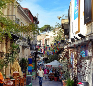 Get lost in the little streets of the Plaka neighborhood
